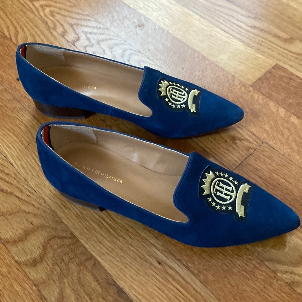 Tommy Hilfiger leather manmade Sued Loafer
